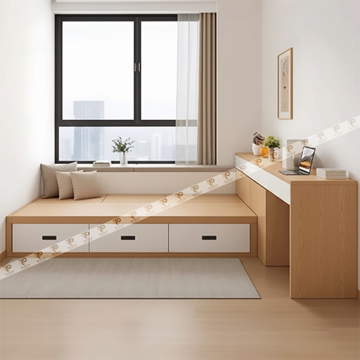 Giường MDF Có Ngăn Kéo
