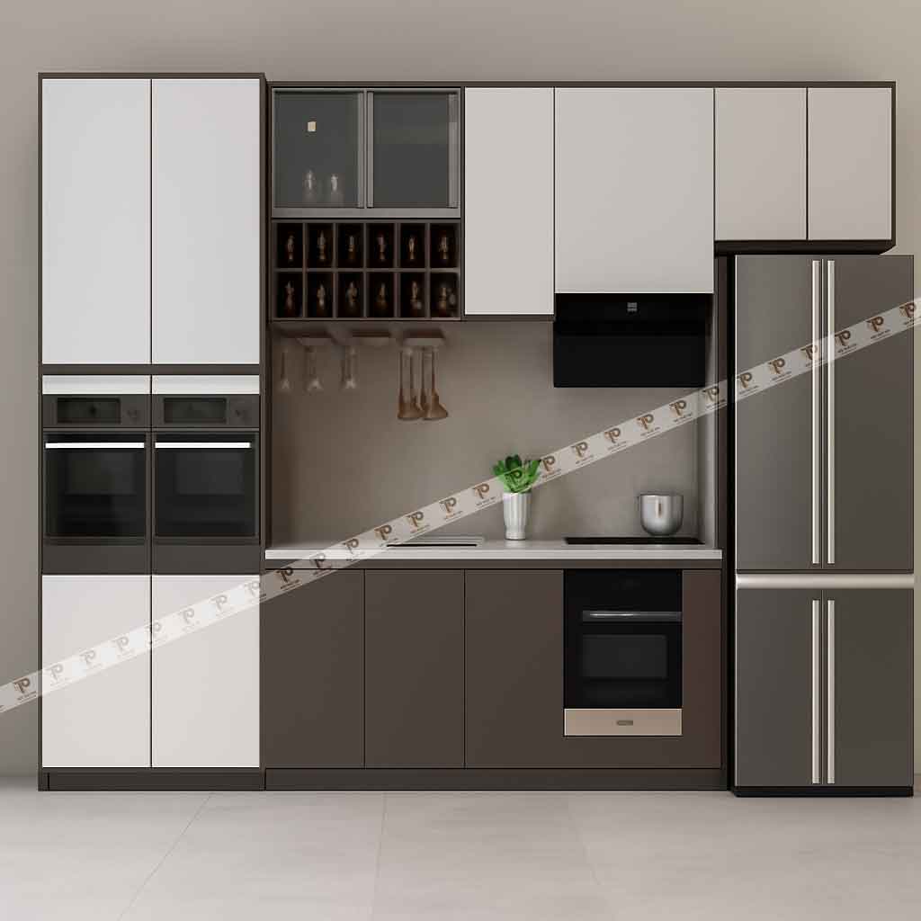 Tủ Bếp MDF Thông Minh
